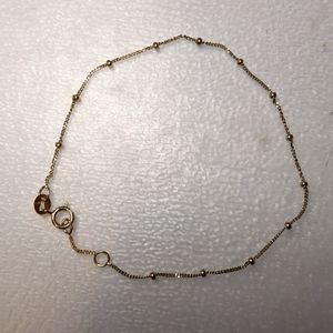 10K Yellow Gold (1.7mm) Satellite Chain Bracelet